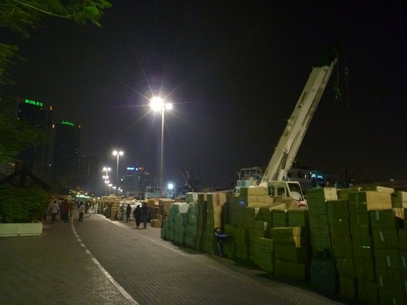 The creek side Dhow markets