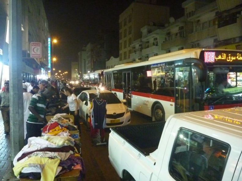 Roads lined with street markets