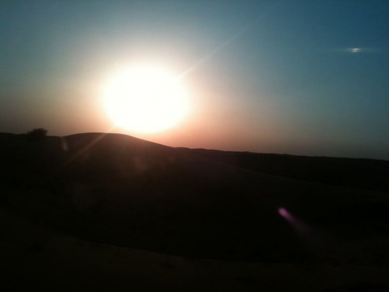 Back on the dunes before night fall