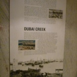 It touches much ont he past developments and history of the dubai and the creek