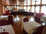 The boat have proper dining areas