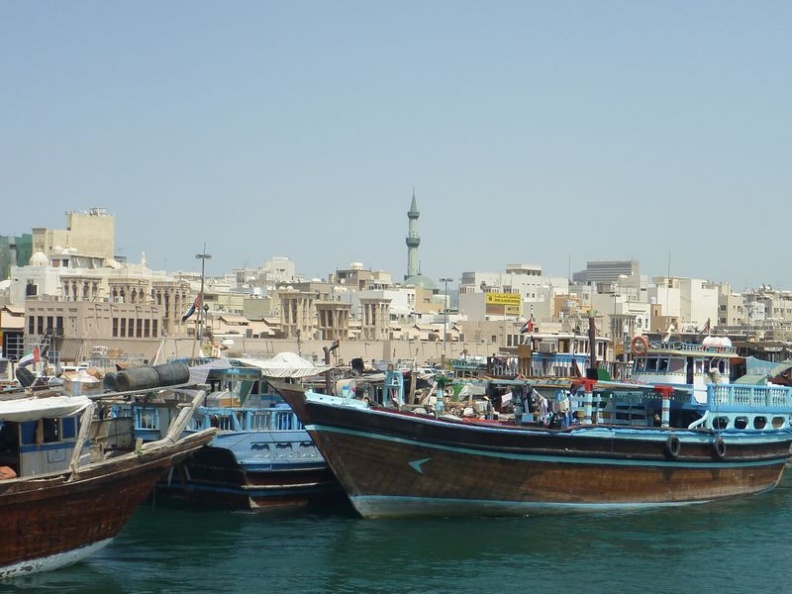 Closeup of the packed market area