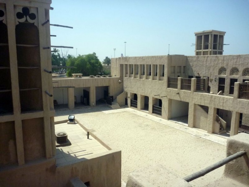 View of Sheikh Saeed Al Maktoum house from the upper floors