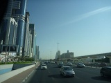 Crusing along the Sheikh Zayed Road