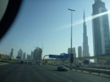 Passing by the Burj Khalifa