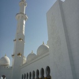 Floral patterns constantly line the walls of the mosque