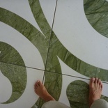 Even the flooring marble patterns are all intricately laid out