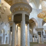 Few of the nicely decorated pillars within the hall