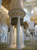 Few of the nicely decorated pillars within the hall