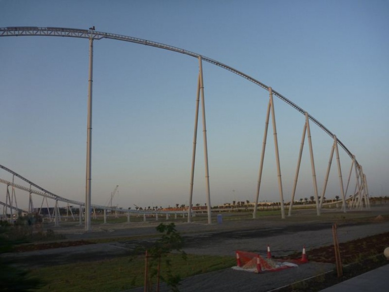 Built by Intamin AG, it reaches a top speed of 240kmph