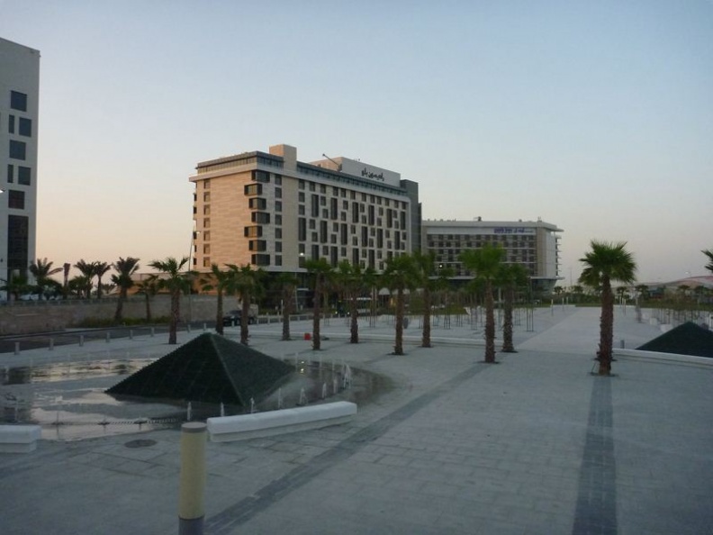 The nearby Yas island hotels