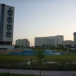 The hotels area all centrally nucleated in a village-like setting