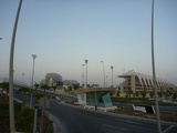 The entrance to Yas Marina