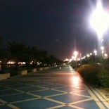 The Abu Dhabi corniche walk