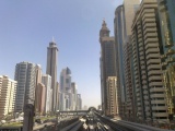 and runs completely along the iconic Sheikh Zayed Road