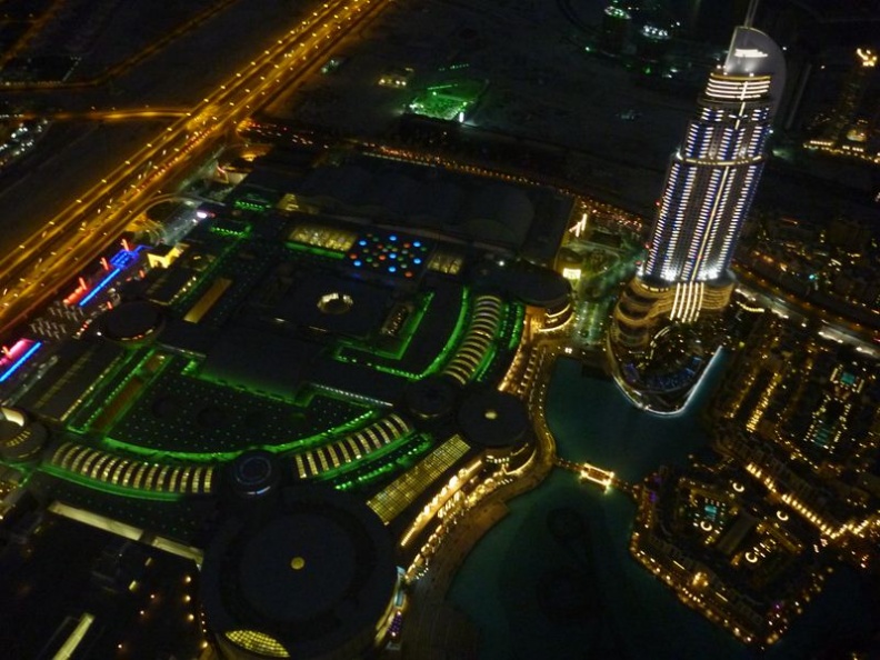 Dubai Mall all lit for the night