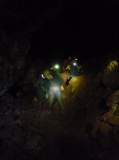 Lots of climbing and abseiling.