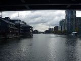 under the docklands rail system