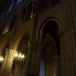 The cathedral's internal arches