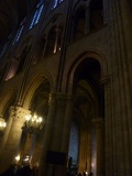 The cathedral's internal arches