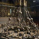 a defunct chandelier
