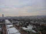 That's the Champs de Mars, all frosty
