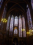 The chapel spots a typical gothic architectural style 