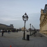 The Louvre Carrousel Garden in the distance