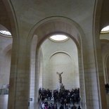 Large stair wells connects the galleries