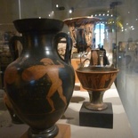 Pottery on display