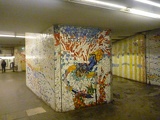 Art murals in the underground