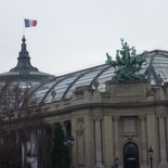 Close up of the palace the entrance and roof