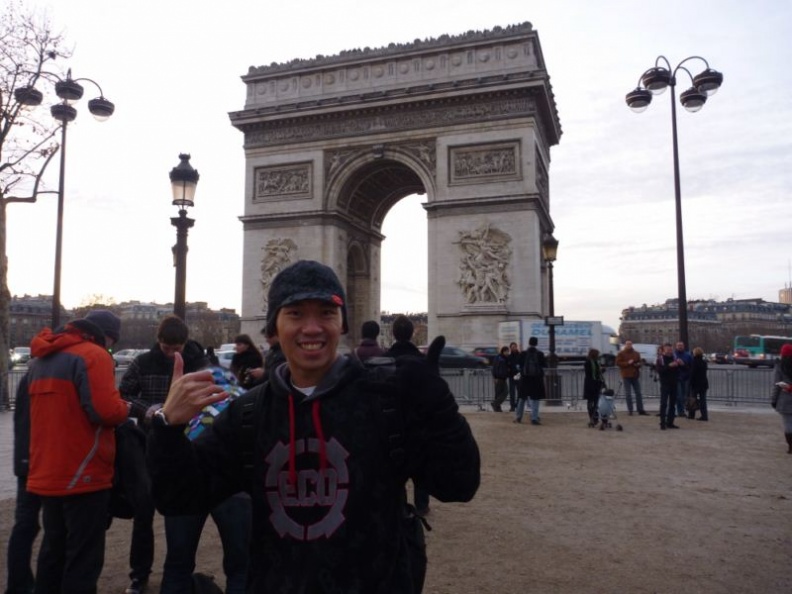 The Arc de Triomphe!