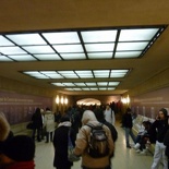 The underground entrance to the top of the arc