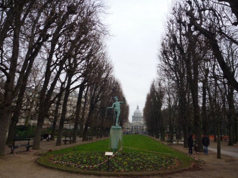 View of the Pantheon from the Luxembourg Palace