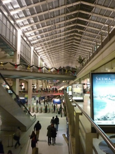 Back the Gare du nord station