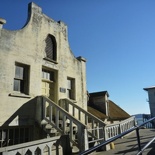 The now-abandoned prison