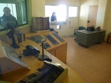 The prison control station