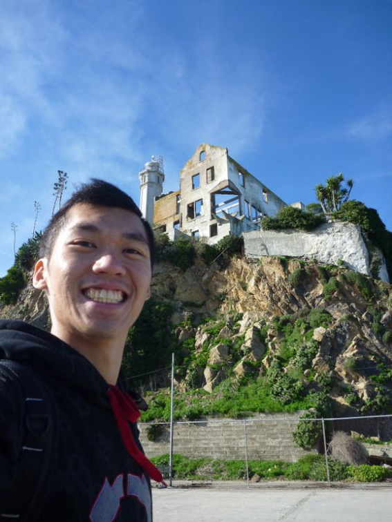 cheese! precarious looking structure on a cliff!