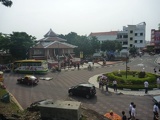 Jalan Merdeka round about by the Melaka Clock tower