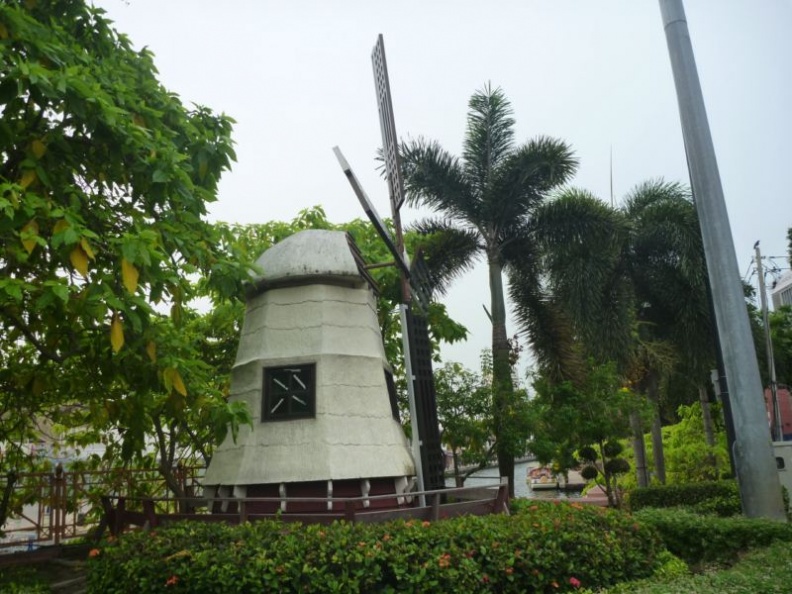 a mini dutch windmill