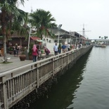 The riverside along Jalan Merdeka