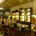 the front seating areas