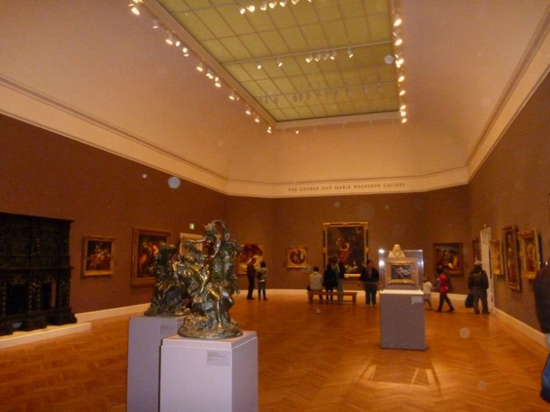 The galleries in the Museum