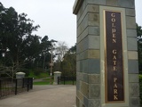 Here we are at the east end of the golden gate park