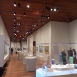The upper floors of the museum