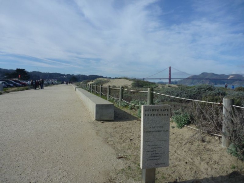 Entrance to the Golden Gate Promenade