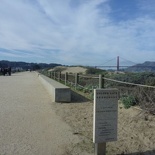 Entrance to the Golden Gate Promenade
