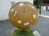 giant wooden ball!
