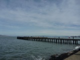 The Mine wharf from the shores